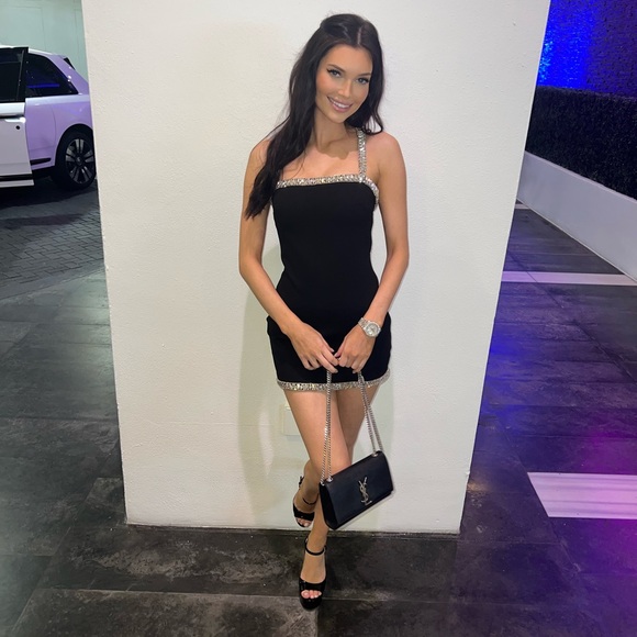 Retrofete Black Dress - Picture 1 of 4